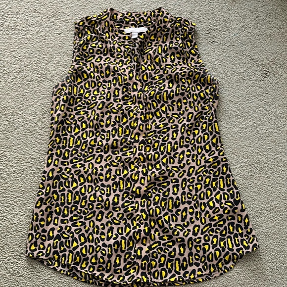 Banana Republic tank top, leopard print.  EUC - Picture 1 of 4